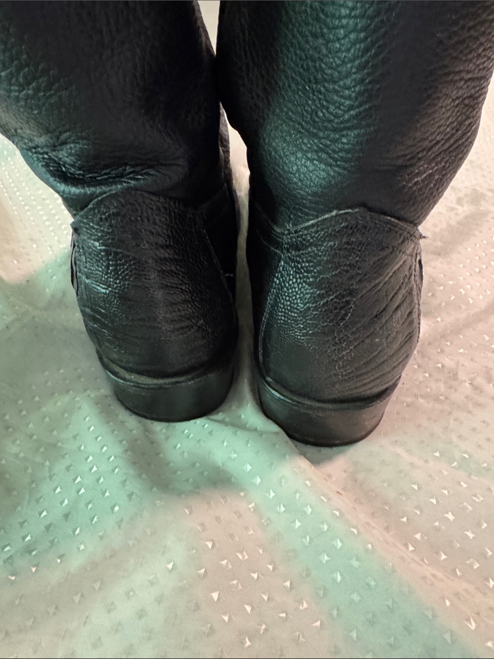 Los Altos Genuine Ostrich Western Boots Size 12EE. Black - Picture 5 of 13